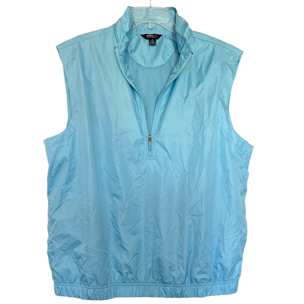 Bubba‎ Golf Mens Lightweight 3/4 Zip Vest Size Large